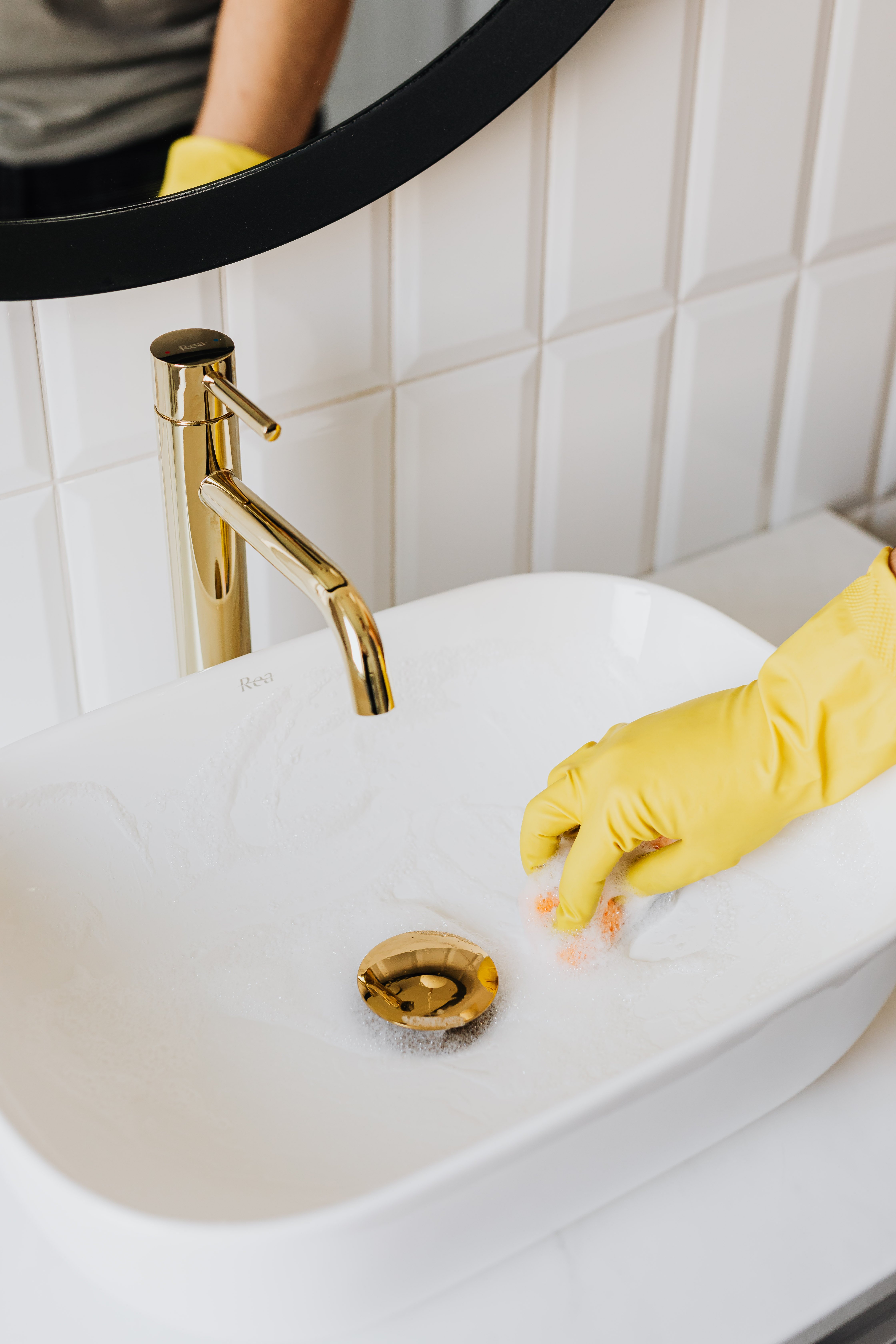 Nettoyage de lavabo